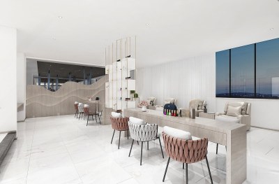 现代美甲店3D模型下载